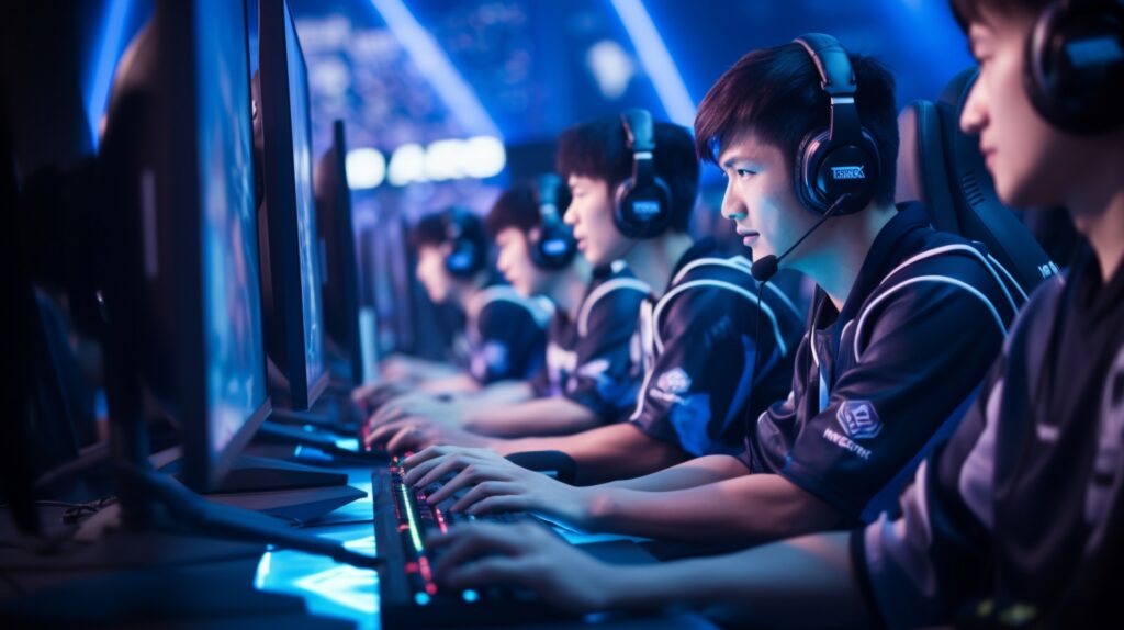 eスポーツ（eSports）イベントや大会の風景イメージ画像