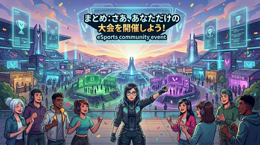 まとめ：さあ、あなただけの大会を開催しよう！